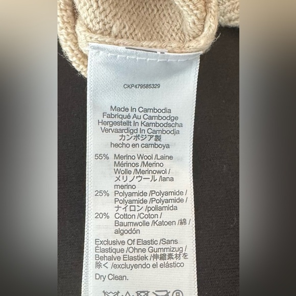 NWT Madewell Vneck bottom down sweater - Picture 5 of 5